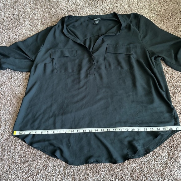 Torrid button up top - Picture 7 of 9